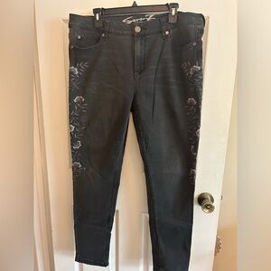 Embroidered Jeans